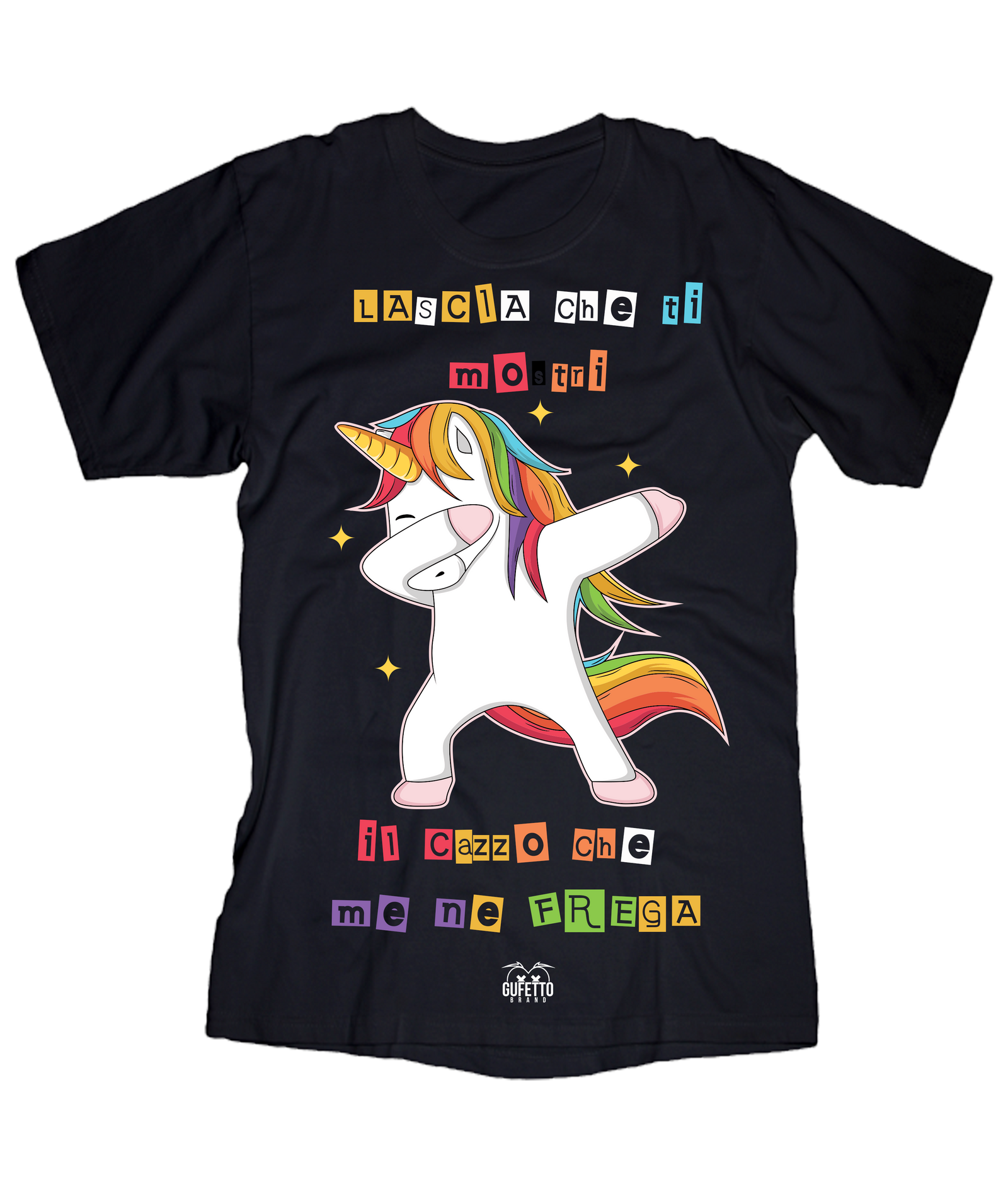 T-shirt Uomo Lascia che ti mostri... Unicorn - Gufetto Brand 