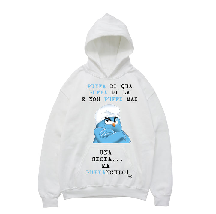 Felpa uomo Puffanculo ( T378 ) - Gufetto Brand 