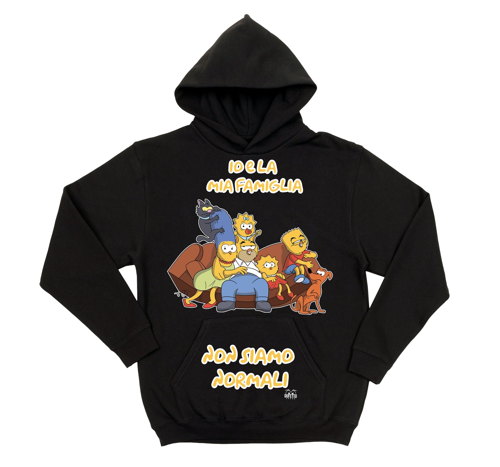 Felpa uomo Famiglia ( L4592 ) - Gufetto Brand 
