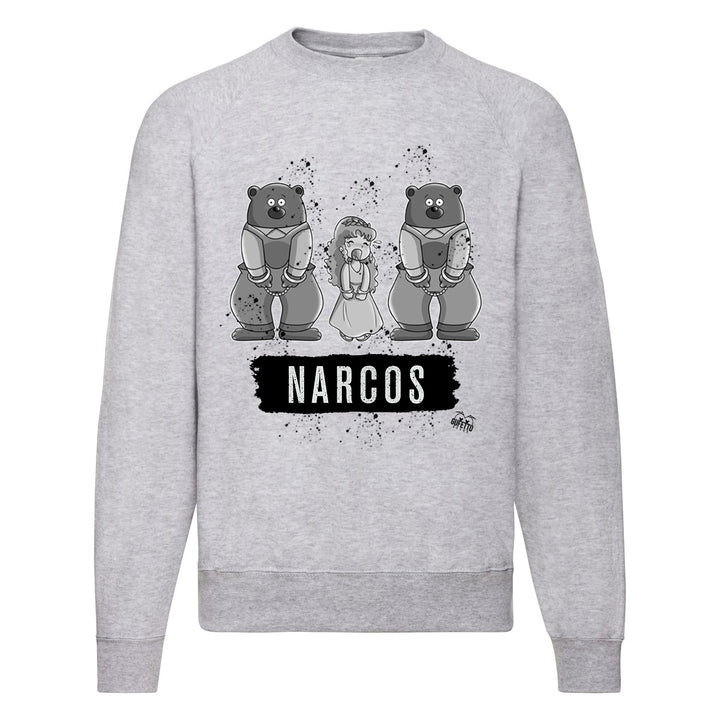 Felpa Classic  Uomo Donna  NARCOS ( T732 ) - Gufetto Brand 