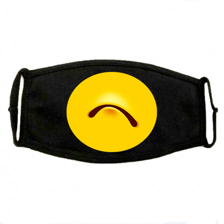 Mascherina in cotone Uomo Donna Emoji 5 ( O8374 ) - Gufetto Brand 