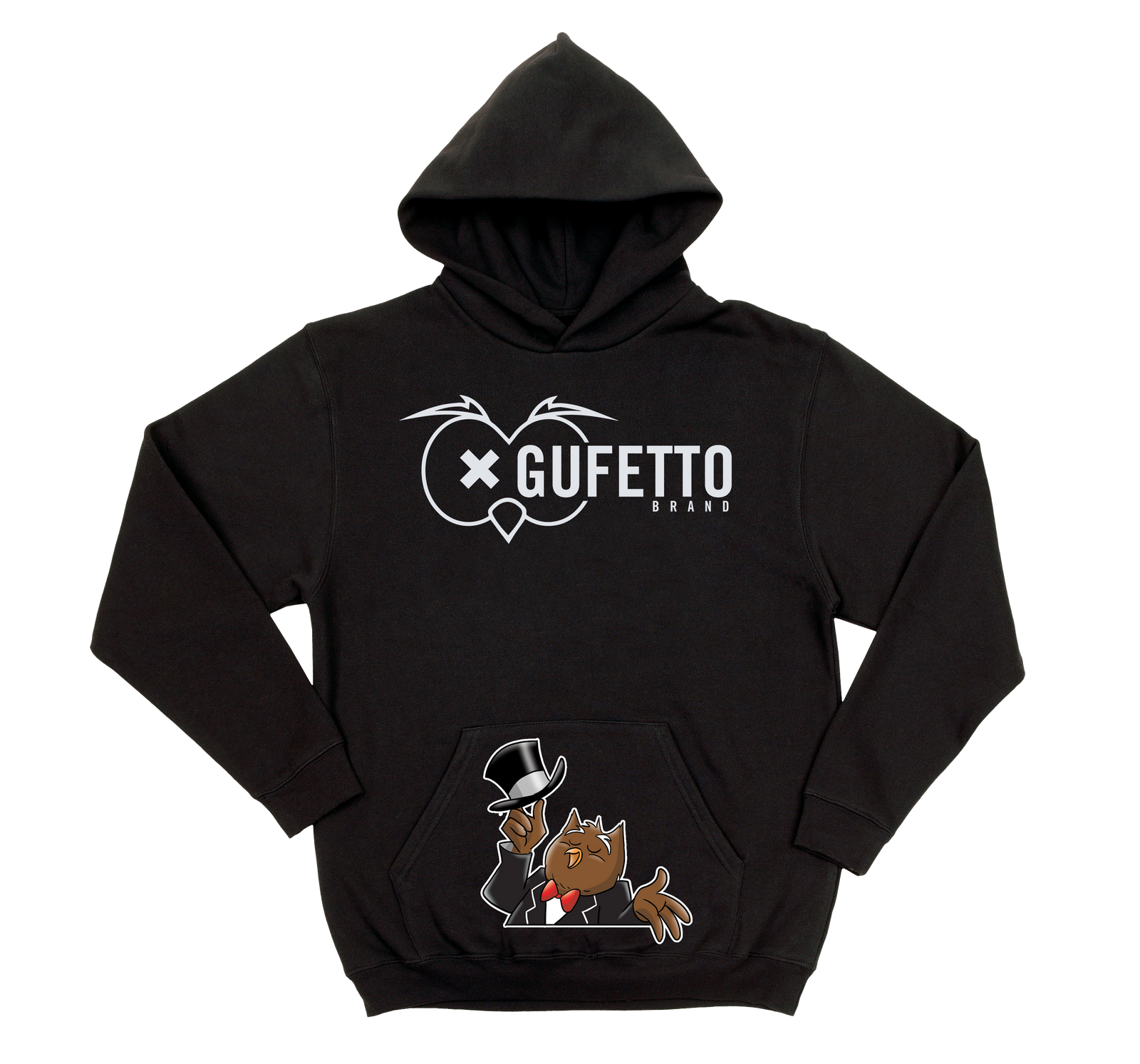 Felpa uomo Gufetto Brand Night - Gufetto Brand 