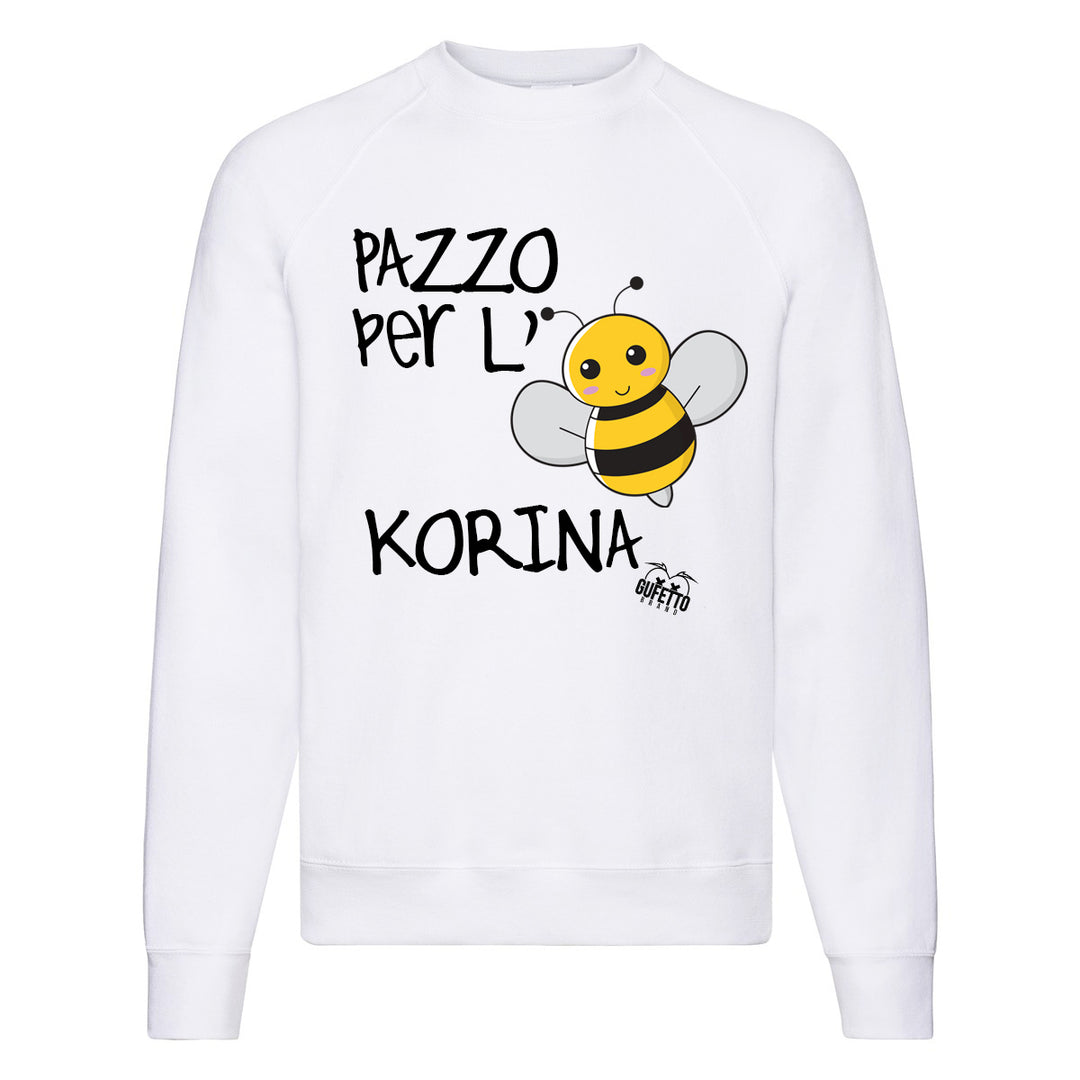 Felpa Classic Uomo PAZZO  ( N402 ) - Gufetto Brand 
