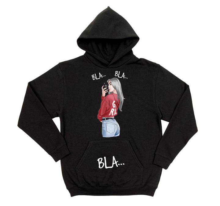 Felpa donna  BLA ( T932 ) - Gufetto Brand 