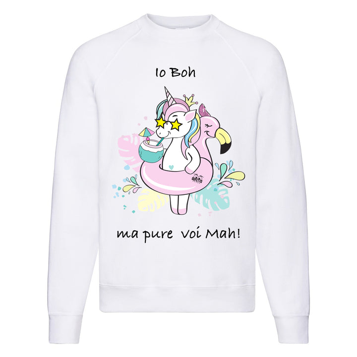 Felpa Classic Donna Io Boh  ( A296 ) - Gufetto Brand 