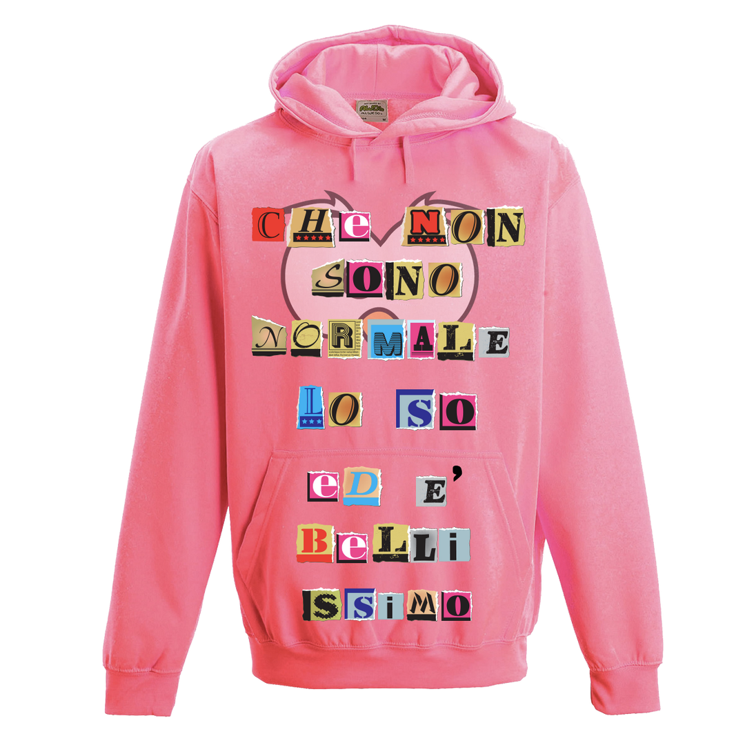 Felpa Donna Fluo Che non sono... - Gufetto Brand 