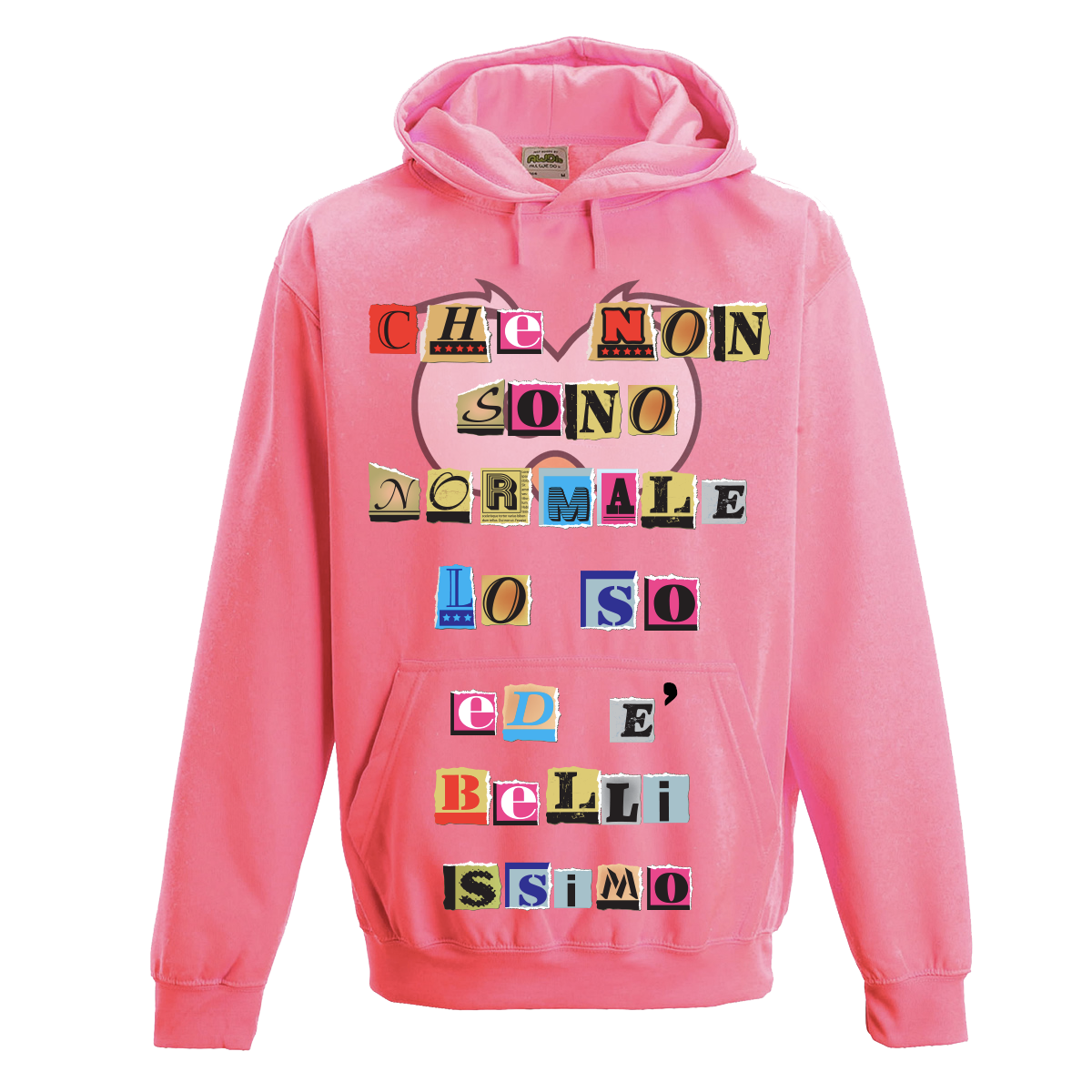 Felpa Donna Fluo Che non sono... - Gufetto Brand 