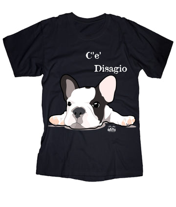T-shirt Uomo C'è Disagio ( Z365 )