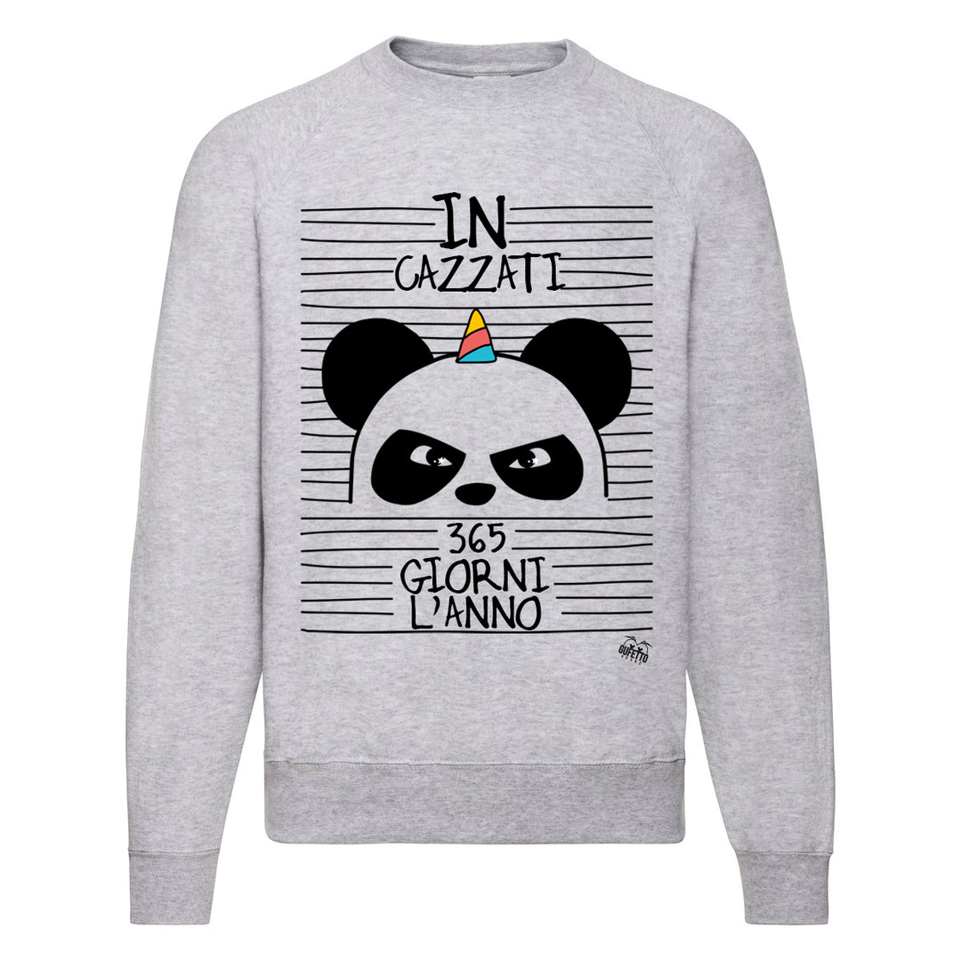 Felpa Classic  Uomo Donna INCAZZATI ( S953 ) - Gufetto Brand 