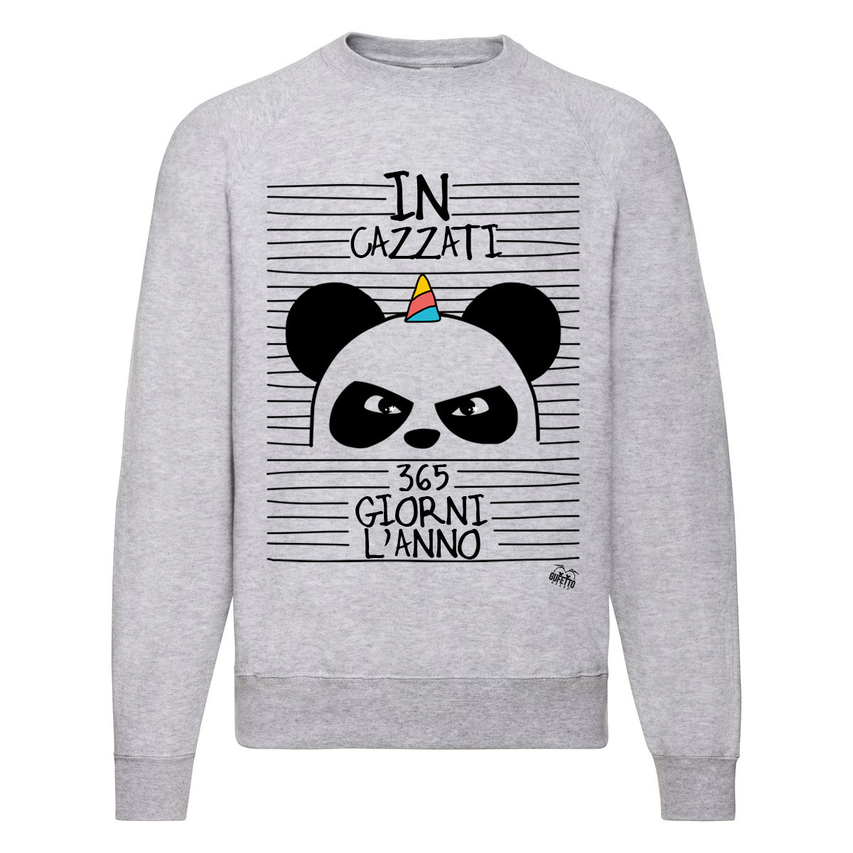 Felpa Classic  Uomo Donna INCAZZATI ( S953 ) - Gufetto Brand 