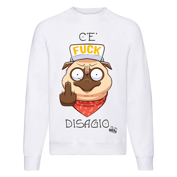 Felpa Classic  Uomo Donna Disagio ( V378 )