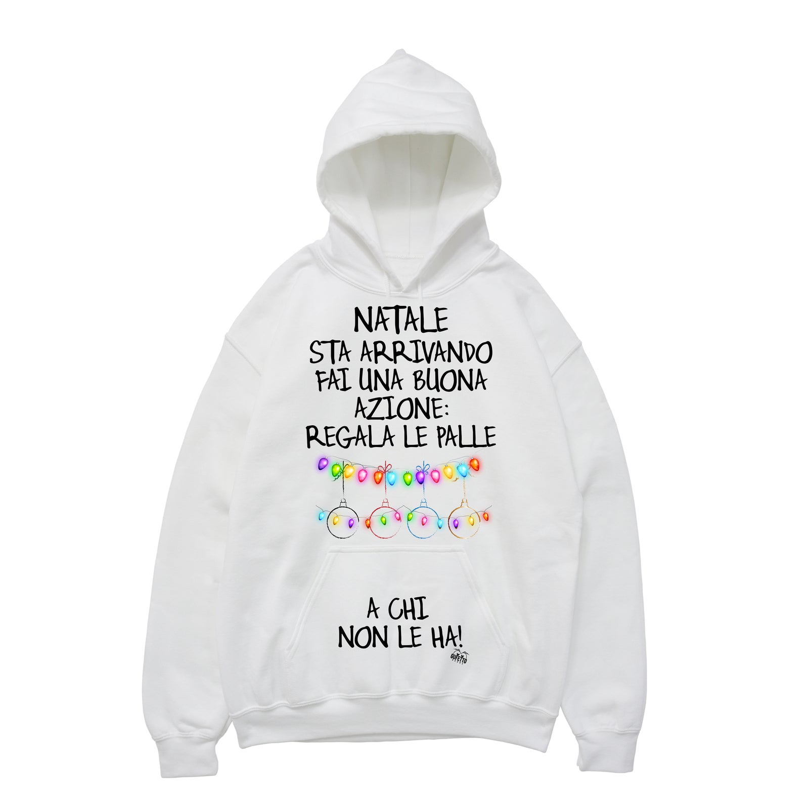 Felpa uomo  Natale ( D2512 ) - Gufetto Brand 