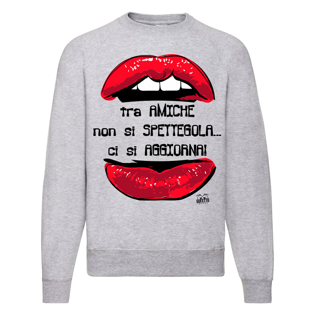 Felpa Classic   Donna Tra Amiche ( Y378 ) - Gufetto Brand 