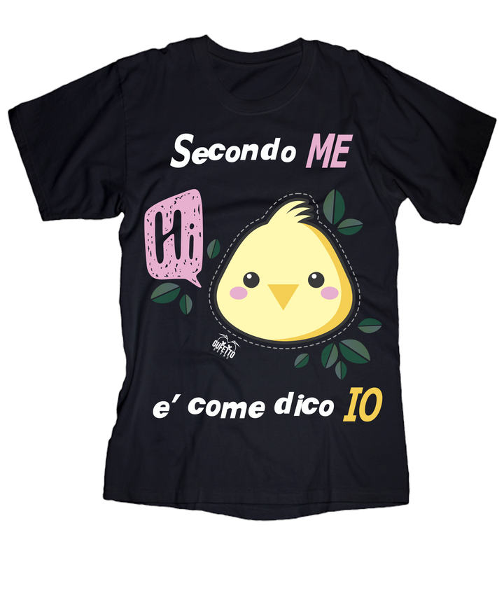 T-shirt Uomo Secondo me - Gufetto Brand 