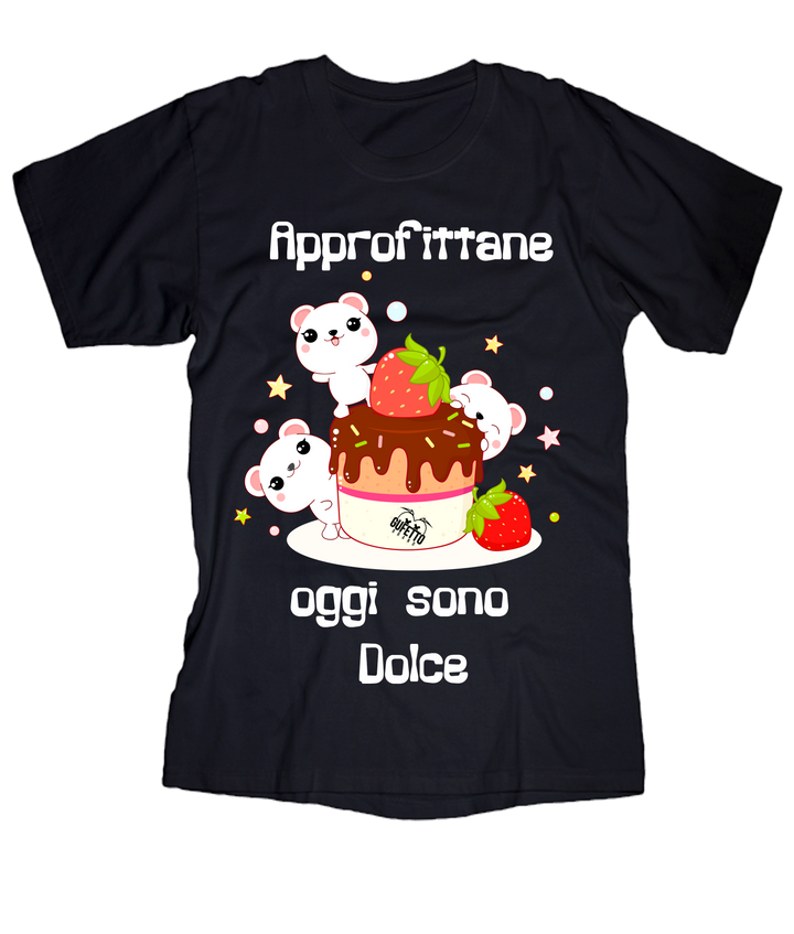 T-shirt Donna Approfittane... Kawaii Edition - Gufetto Brand 