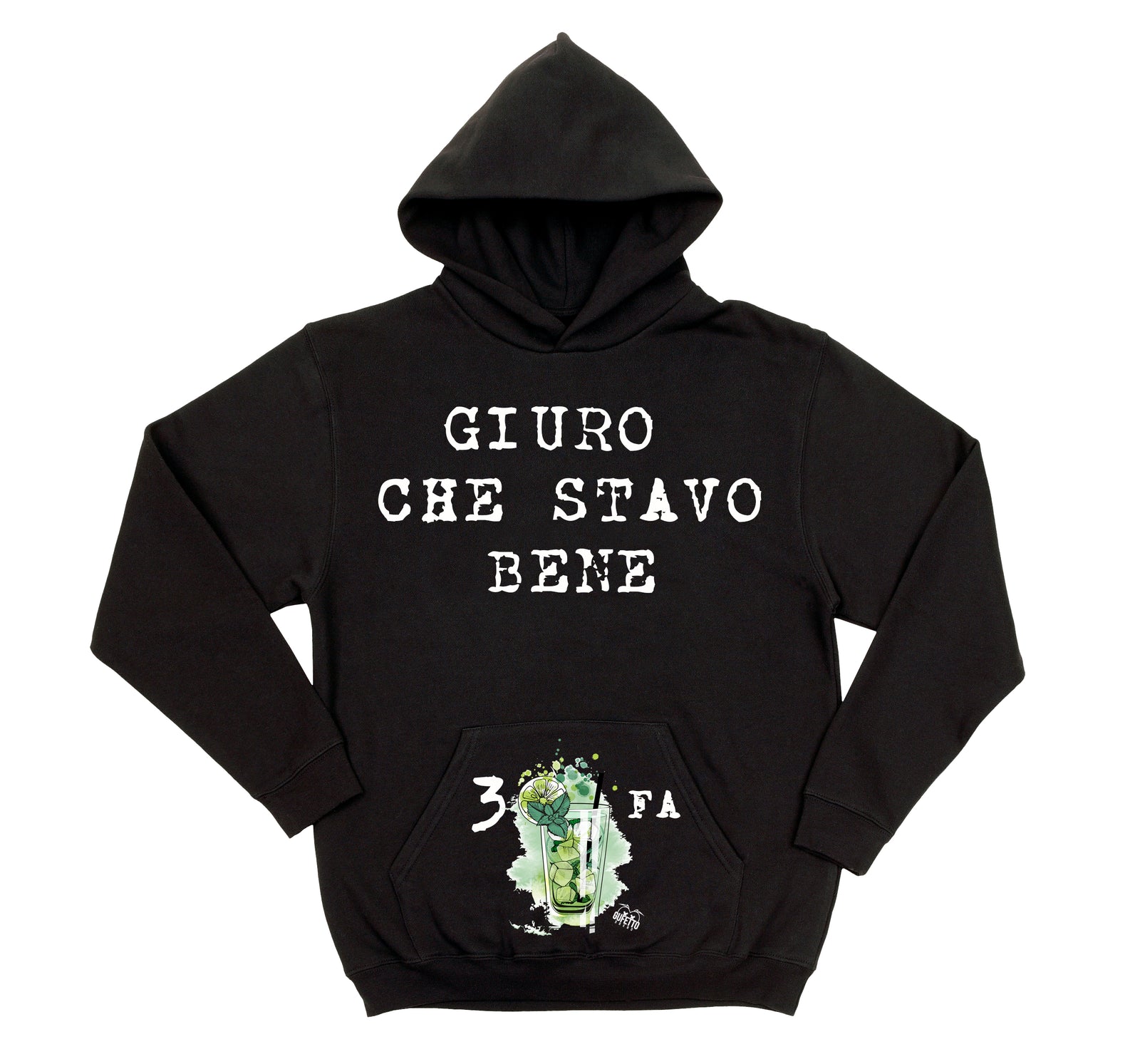 Felpa uomo 3 Mojito - Gufetto Brand 