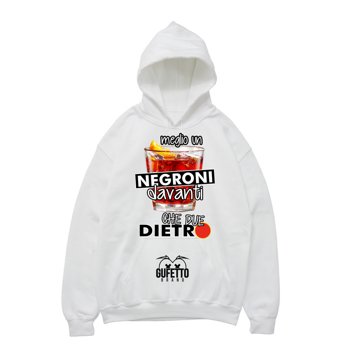 Felpa donna Meglio un Negroni - Gufetto Brand 