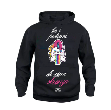 Felpa donna Unicorn Ho i Postumi...