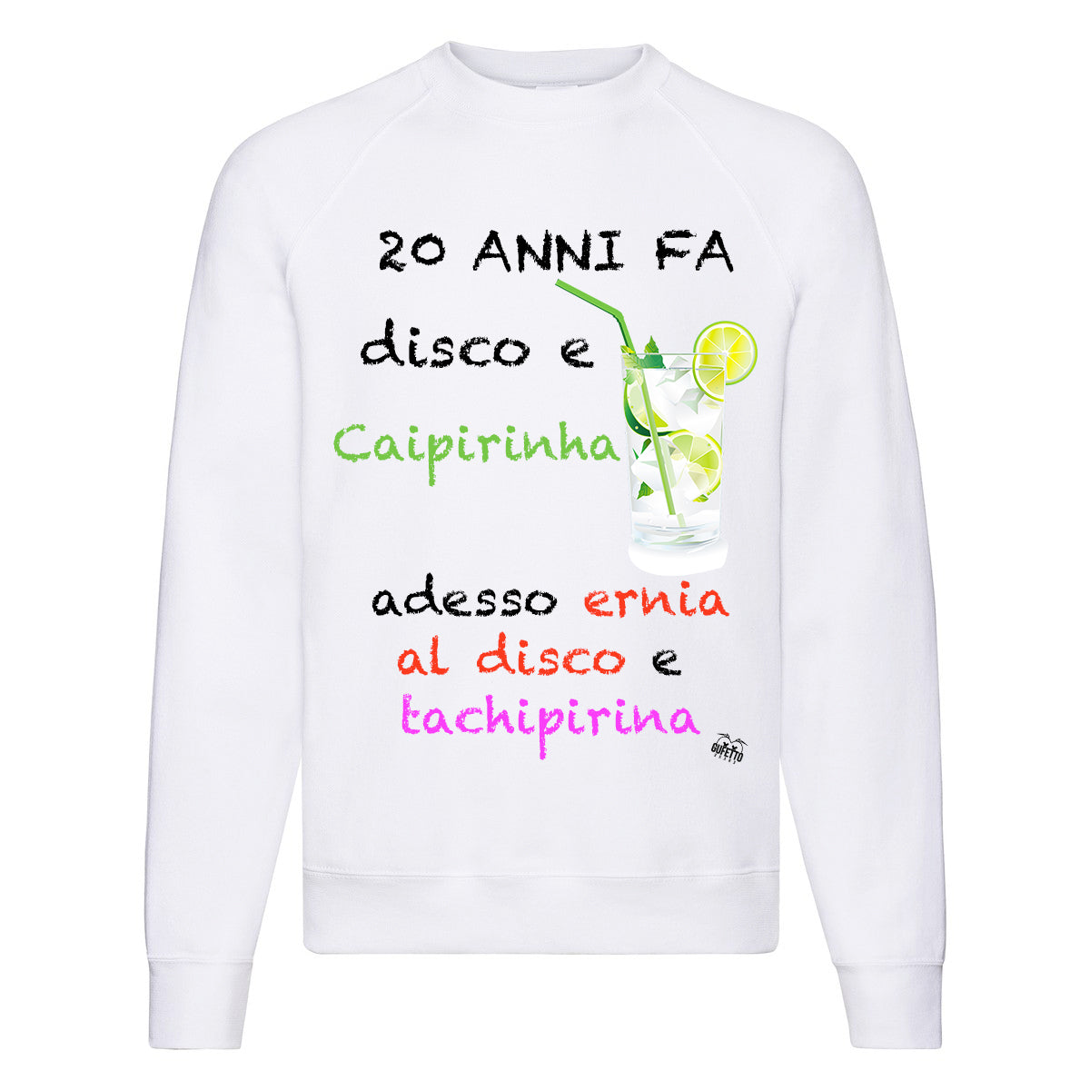 Felpa Classic  Uomo Donna  20 ANNI ( D028 ) - Gufetto Brand 