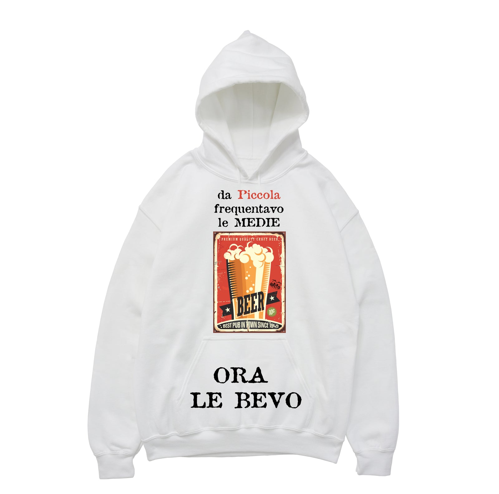 Felpa donna Da Piccola ( R826 ) - Gufetto Brand 