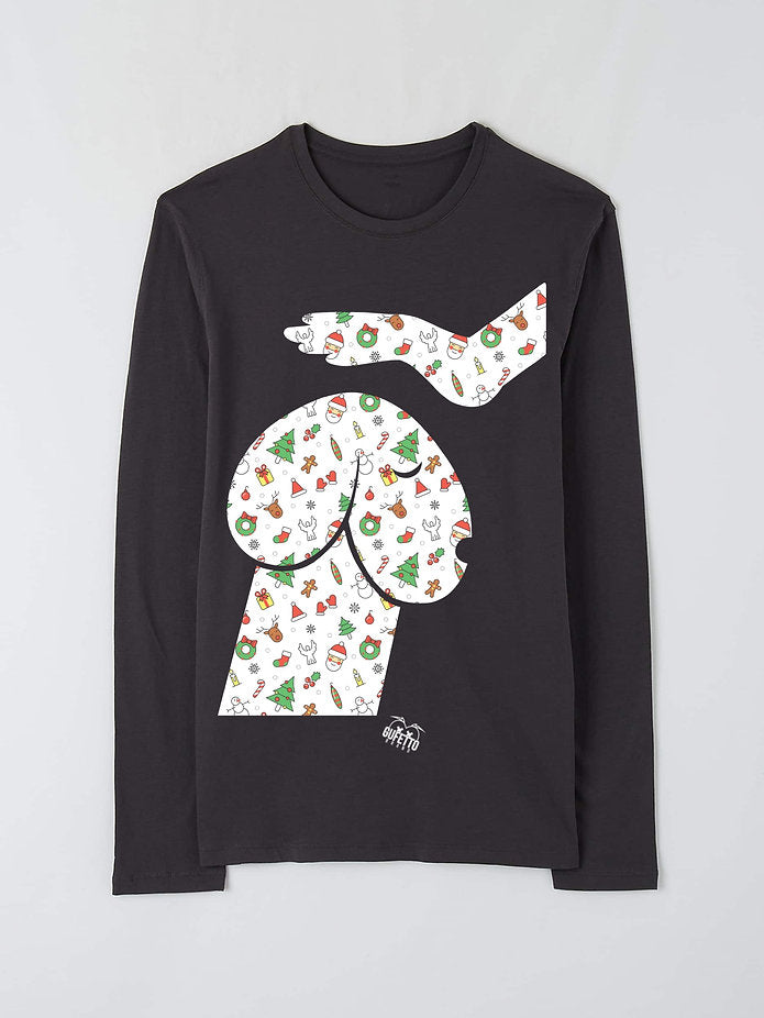 T-shirt Uomo IL MIO CAXXO DI NATALE ( N49563 ) - Gufetto Brand 