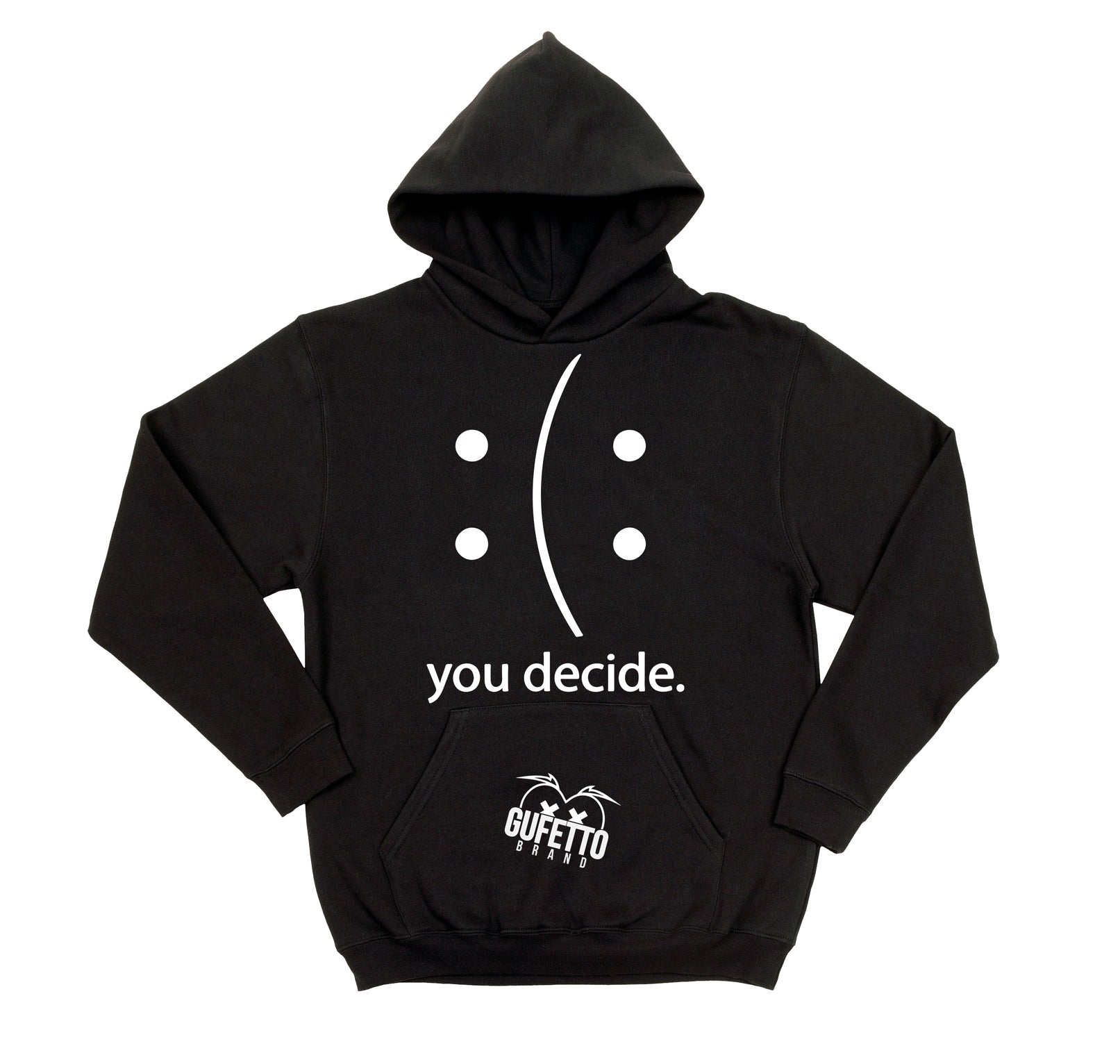 Felpa uomo  You Decide ( R825 ) - Gufetto Brand 