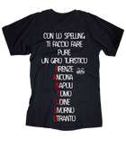 T-shirt Uomo Spelling - Gufetto Brand 