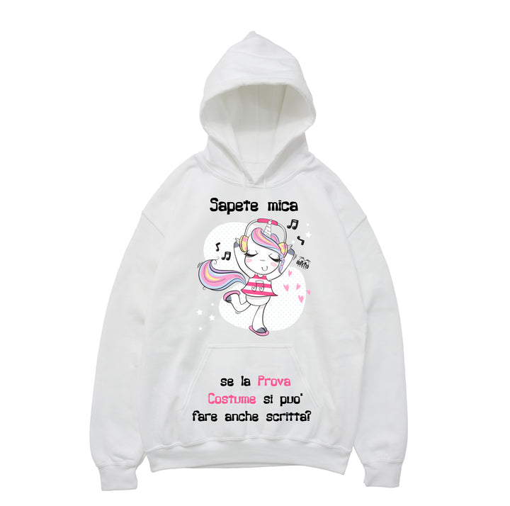 Felpa donna Prova Costume Unicorn - Gufetto Brand 