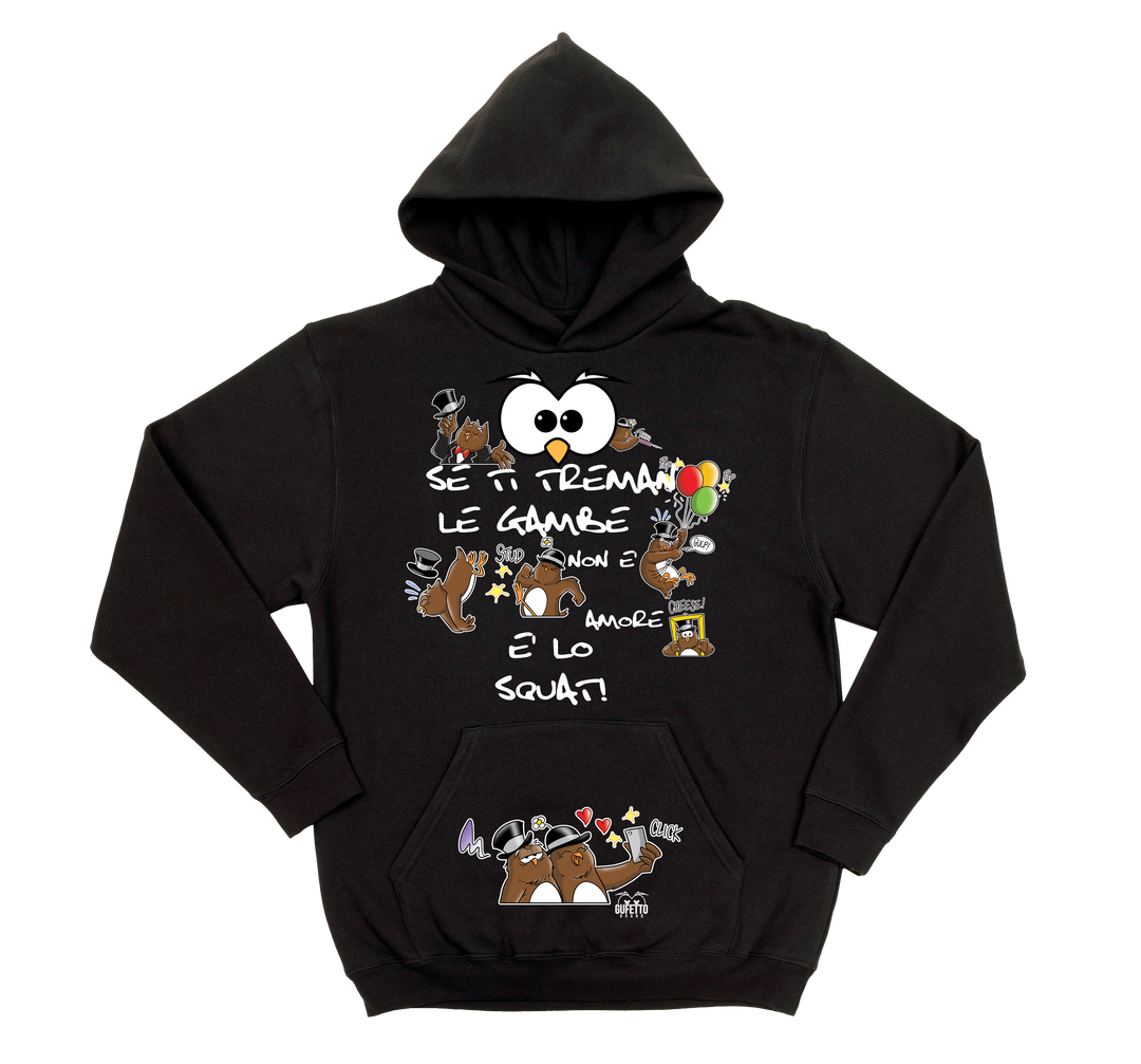 Felpa Uomo Squat GUFETTI NEW - Gufetto Brand 