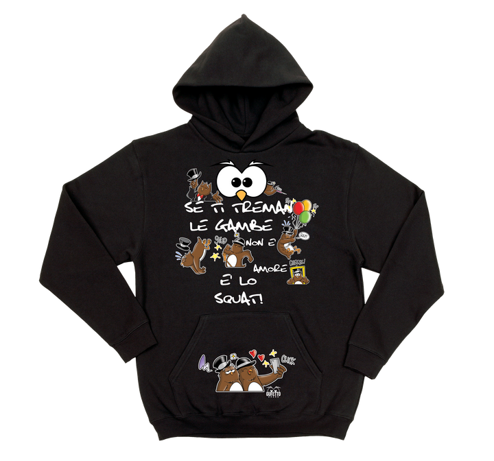 Felpa Uomo Squat GUFETTI NEW - Gufetto Brand 