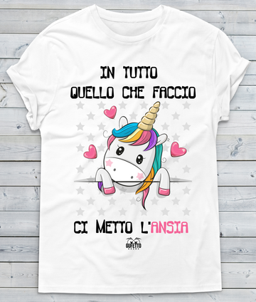 T-shirt Donna Ansia Unicorn