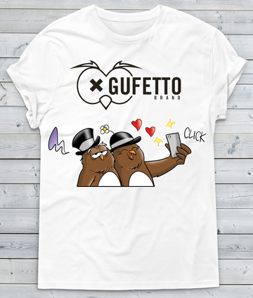 T-shirt Donna Gufetto Brand Selfie