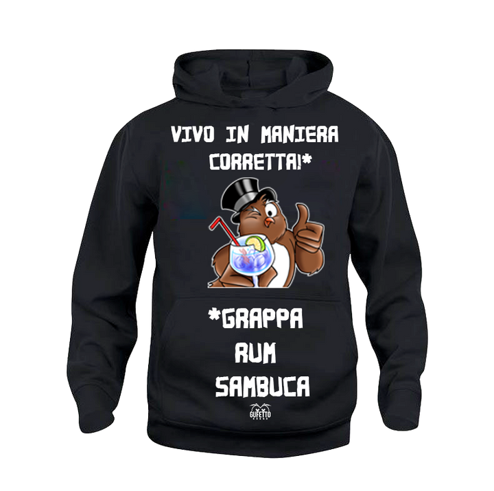 Felpa donna Vivo in... - Gufetto Brand 