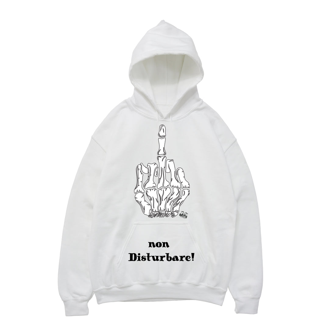 Felpa uomo  Non Disturbare ( Q957 ) - Gufetto Brand 