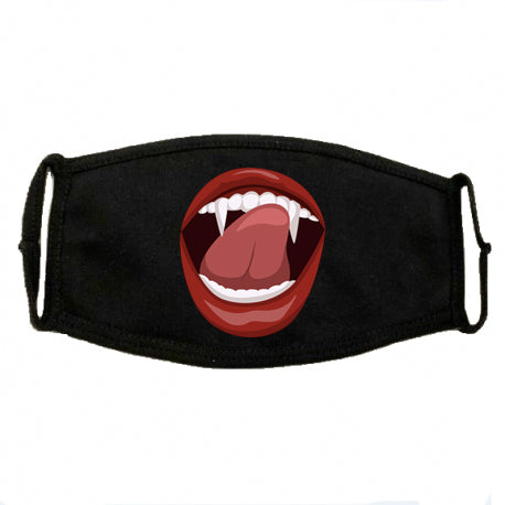 Mascherina in cotone Donna Vampir 9 ( A7891 ) - Gufetto Brand 