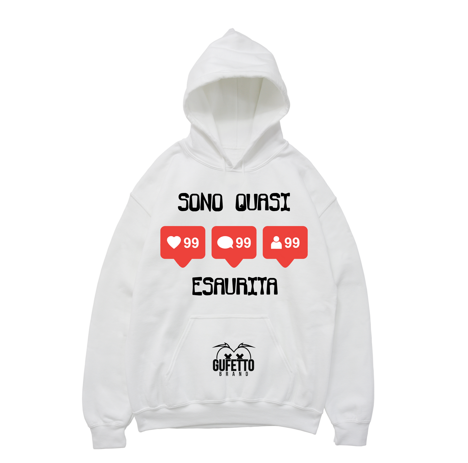 Felpa donna Esaurita - Gufetto Brand 