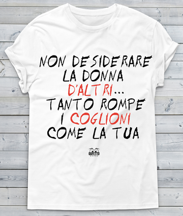 T-shirt Uomo Non desiderare