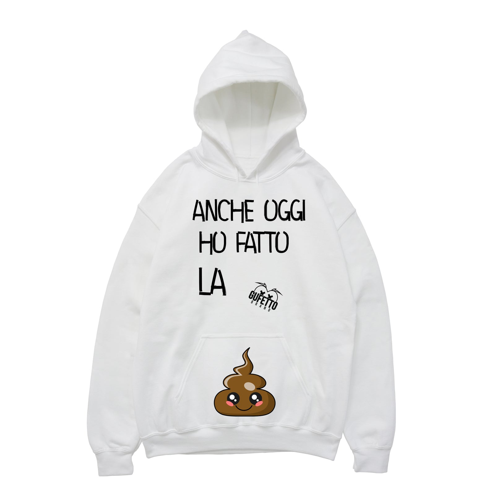 Felpa uomo Cacchina - Gufetto Brand 