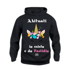 Felpa donna Unicorn Abituati - Gufetto Brand 