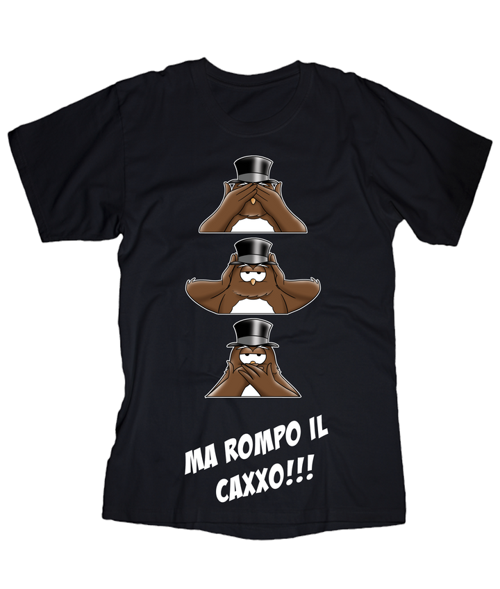 T-shirt Donna Non Vedo Non Sento Non Parlo - Gufetto Brand 