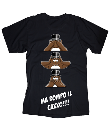 T-shirt Uomo Non Vedo Non Sento Non Parlo