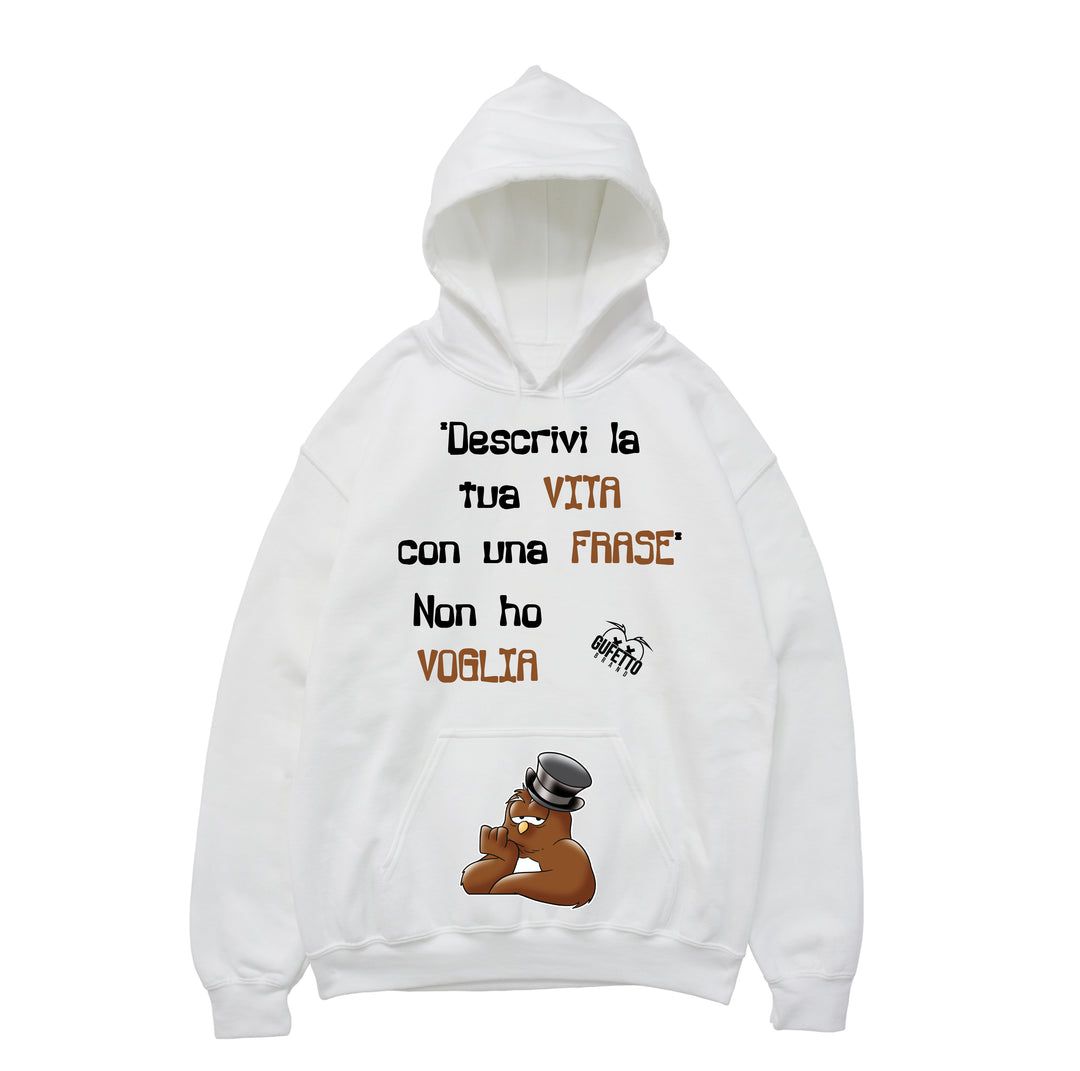 Felpa uomo Voglia ( H534 ) - Gufetto Brand 