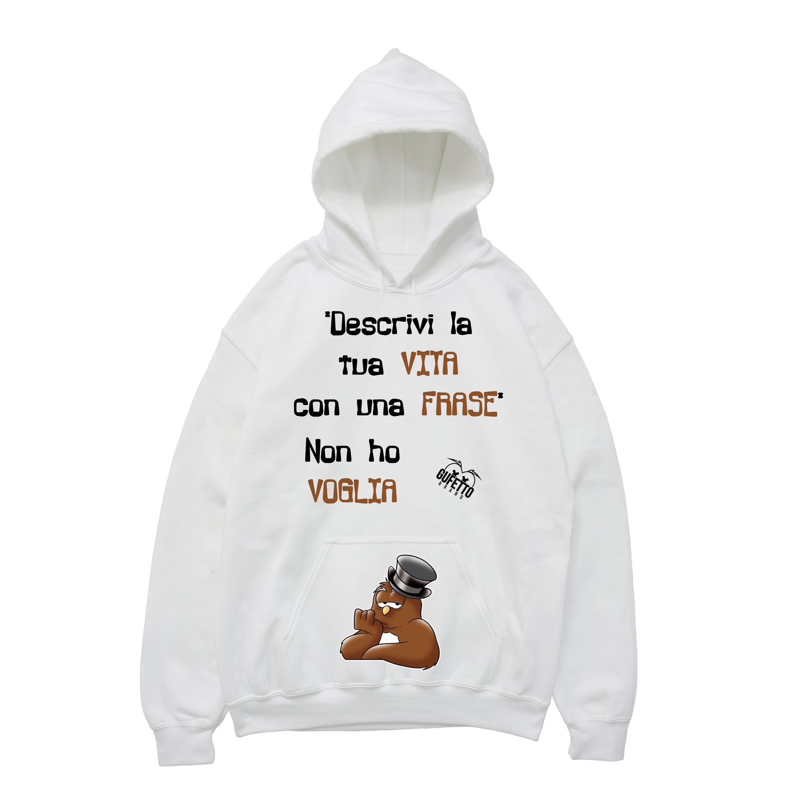 Felpa uomo Voglia ( H534 ) - Gufetto Brand 