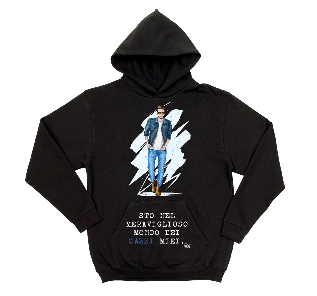 Felpa uomo Cazzi Miei ( P012 ) - Gufetto Brand 