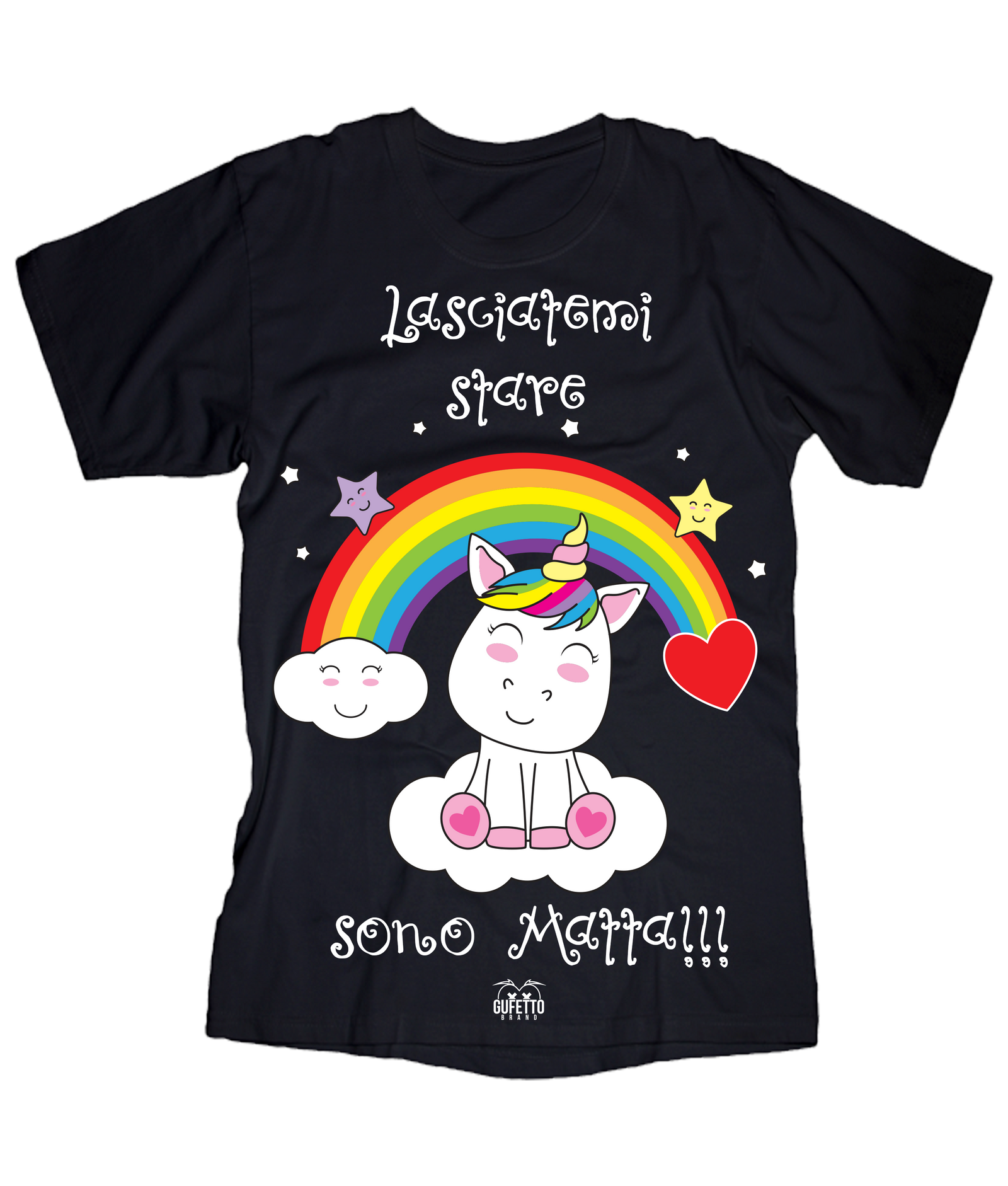 T-shirt Donna Lasciatemi stare sono Matta Unicorn - Gufetto Brand 