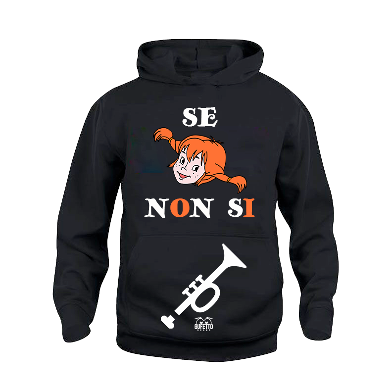 Felpa uomo Pippi - Gufetto Brand 