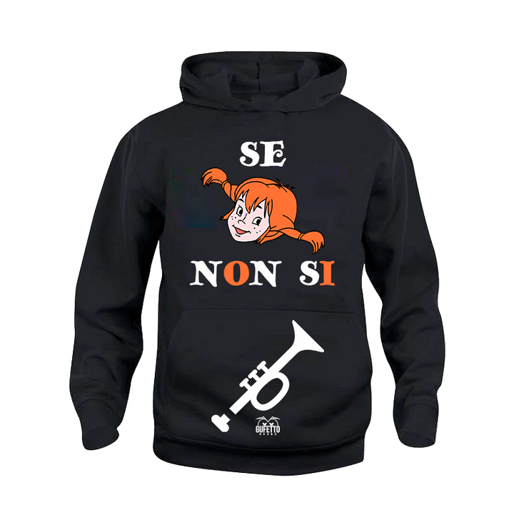 Felpa uomo Pippi - Gufetto Brand 