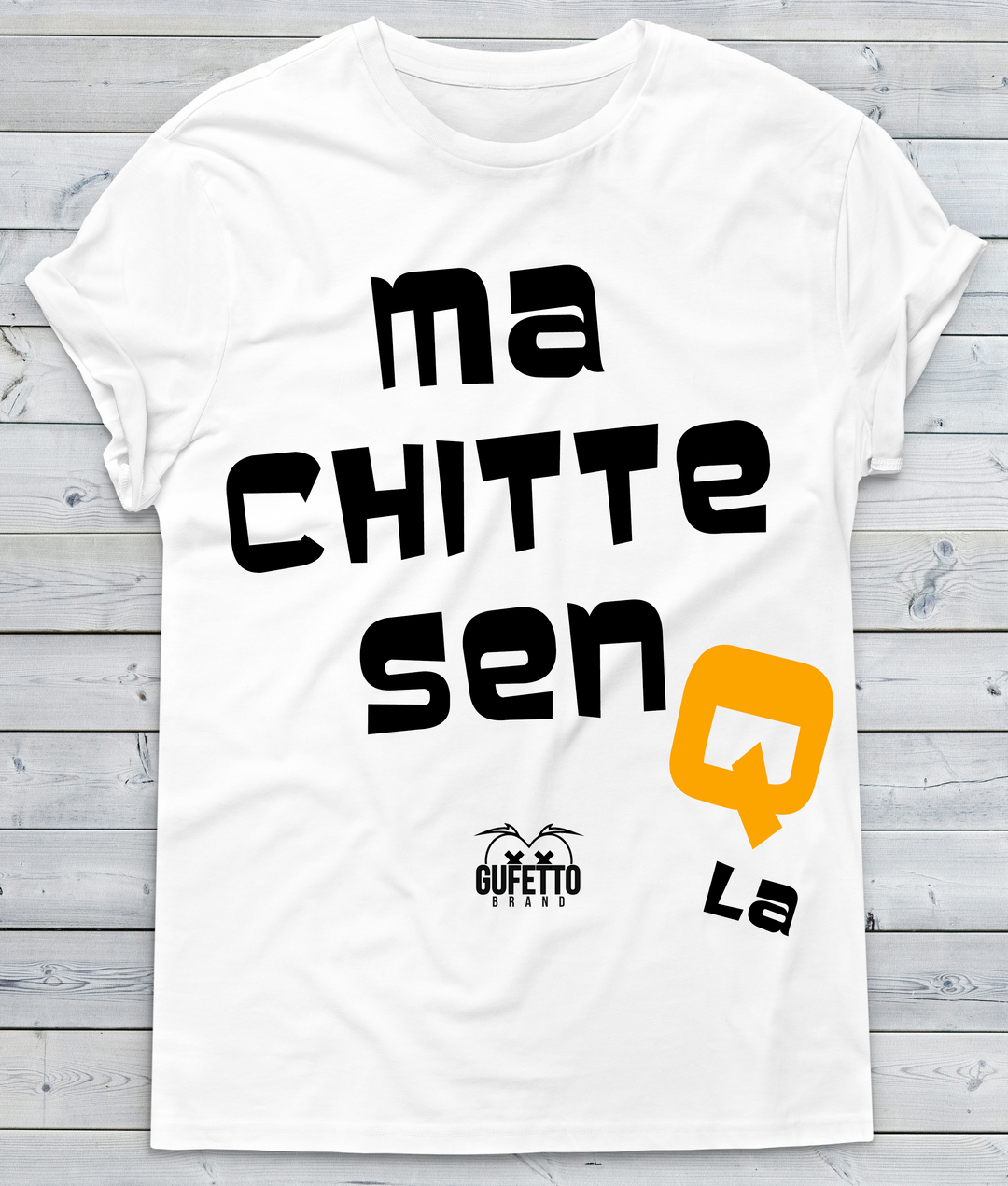 T-shirt Uomo Ma Chittesen Qla - Gufetto Brand 