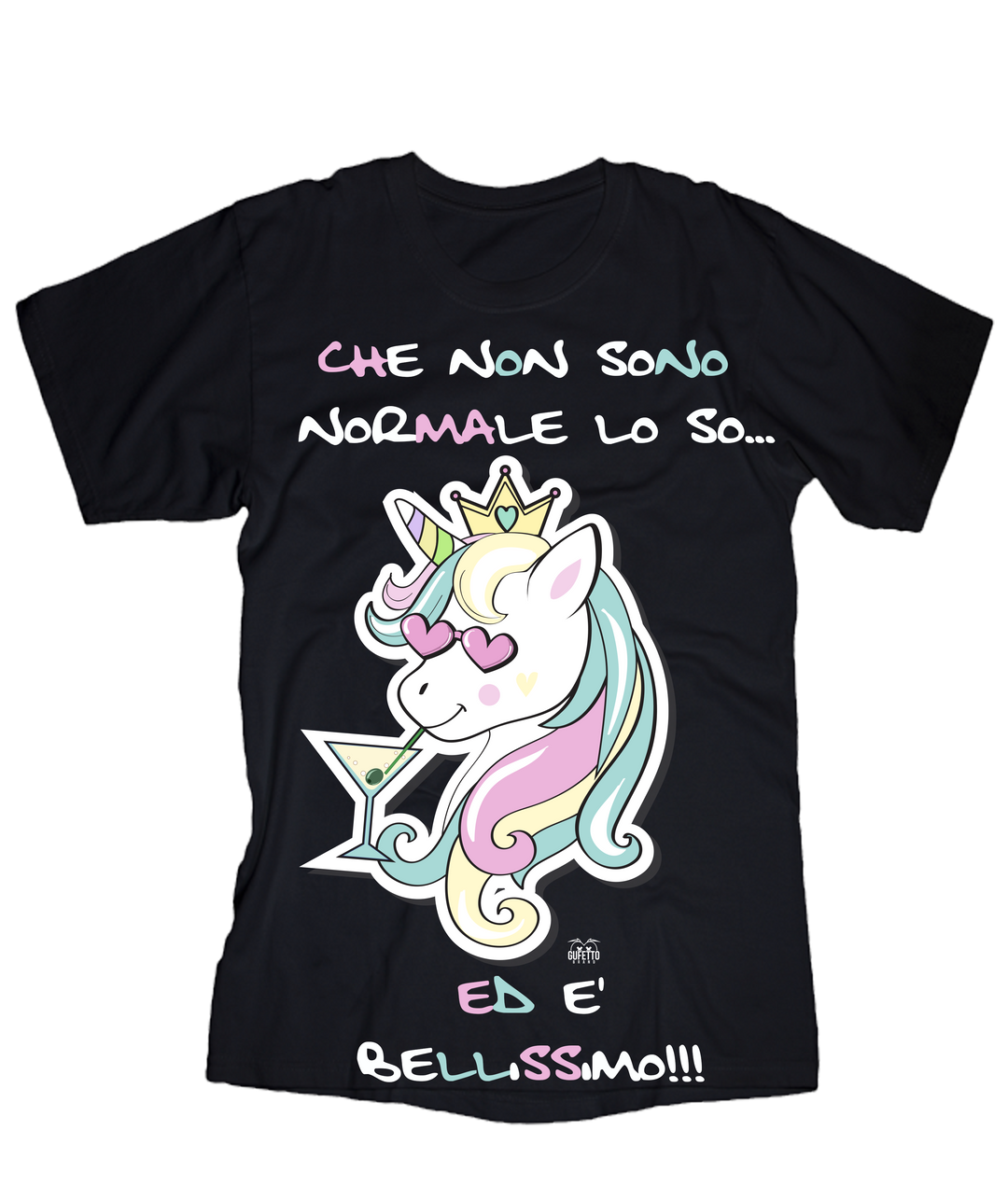 T-shirt Donna Che non sono Normale... Unicorn - Gufetto Brand 