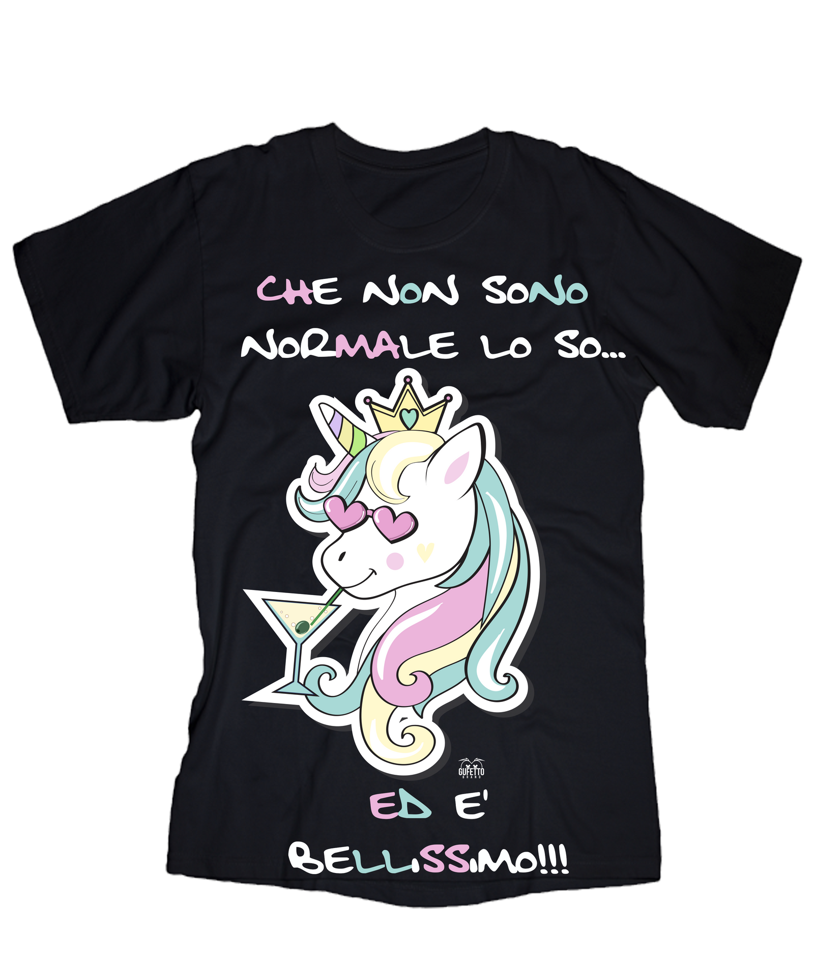 T-shirt Donna Che non sono Normale... Unicorn - Gufetto Brand 